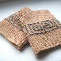 Brownish Egyptian, Cashmere - Wristlets - knitwork