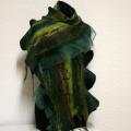 Scarf " Emerald " - Scarves & shawls - felting