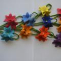 Bluebell meadow - Hair accessories - felting