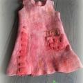 Veltas dress for children - Dresses - felting