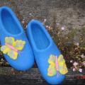 Butterfly in the sky - Shoes & slippers - felting