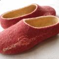 Autumn motive - Shoes & slippers - felting