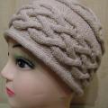 Beige hat - Hats - knitwork