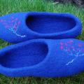 Emerald - Shoes & slippers - felting