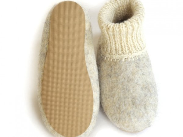 Natūralios vilnos šlepetės/ wool boots 3