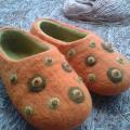 Yellows - Shoes & slippers - felting
