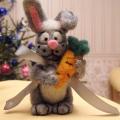 Rabbit - For interior - felting