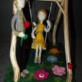 Couple - For interior - felting