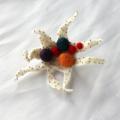 eight - Brooches - felting