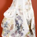 linen skirt decorated with floral motifs " & quot meadow; - Skirts - sewing