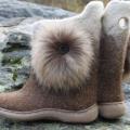 Veltinukai " Alaska " - Shoes & slippers - felting
