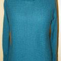 Turquoise blouse - Blouses & jackets - knitwork