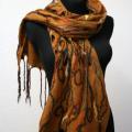 Scarf " Rudutis " - Scarves & shawls - felting