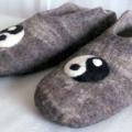 Felt slippers - Harmony, size 44 - Shoes & slippers - felting