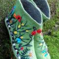 Fairies tapukai - Shoes & slippers - felting