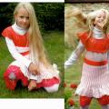 crocheted dress girl - Dresses - needlework