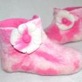 Pink dream - Shoes & slippers - felting