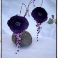 Viola - Earrings - beadwork