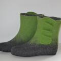 " Winged " - Shoes & slippers - felting