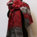 Scarf " Wine Trail " - Scarves & shawls - felting