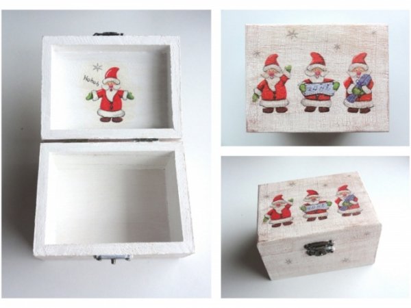 Christmas gift box :) - Decoupage