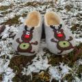 cheerful morels - Shoes & slippers - felting