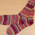 Warm socks " patchwork " - Socks - knitwork