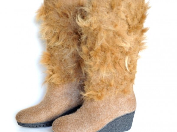 Felt boots / Alpaca - Shoes & slippers