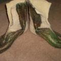 Natural - Shoes & slippers - felting