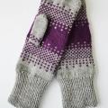 Motley woolen gloves - Gloves & mittens - knitwork