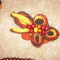 Autumn color - Brooches - felting