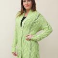 Greenish long jumper - Sweaters & jackets - knitwork