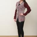 Bordeaux warm with decorations - Sweaters & jackets - knitwork