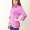 Lilac-colored soft sweater - Sweaters & jackets - knitwork