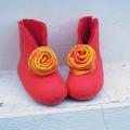 Slippers - Autumn colors - Shoes & slippers - felting