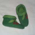 cherries - Shoes & slippers - felting