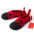 Women slippers-ladybird - Shoes & slippers - felting