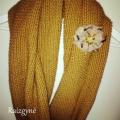 Apavalus, long, warm scarf - Scarves & shawls - knitwork