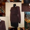 Brown blouse - Blouses & jackets - knitwork