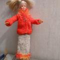 Knitted Barbies two pieces suit - Dolls & toys - knitwork