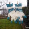 Felt gloves sheksna river - Gloves & mittens - felting