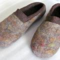 Autumn color, size 43 - Shoes & slippers - felting