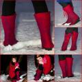 raspberries - Shoes & slippers - felting