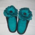 I go running, go running, so I can - Shoes & slippers - felting