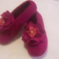 Tapkutes pink - Shoes & slippers - felting