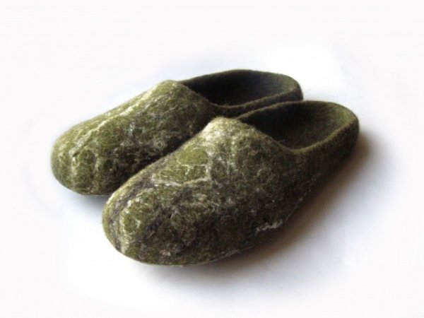 Felt male tapkės Forest - Shoes & slippers