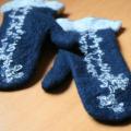 Melting Snow - Gloves & mittens - felting