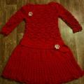 Crocheted girlish dress - Dresses - needlework