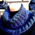 Shawl-collar - Scarves & shawls - knitwork