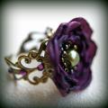 Purple Ring - Rings - beadwork